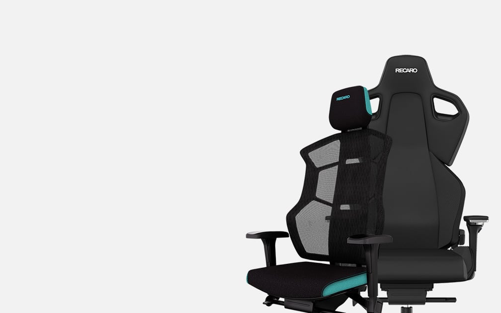 RECARO Aer Ocean Blue und RECARO Exo Black